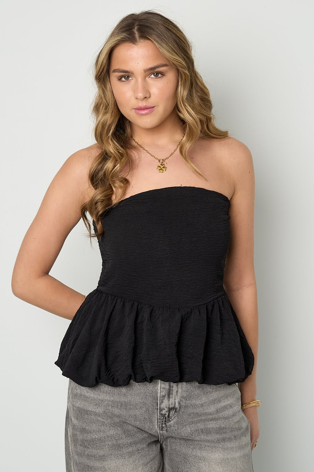 Noir Tube Top